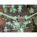 National defense iron barbed wire fence making machine